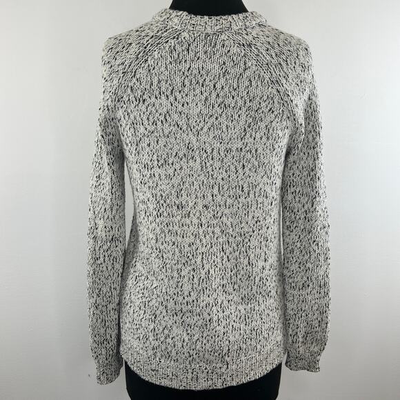 Theory Gray Long Sleeve Wool Cotton Blend Crewneck Pullover Sweater Size P(XS) - Picture 6 of 9